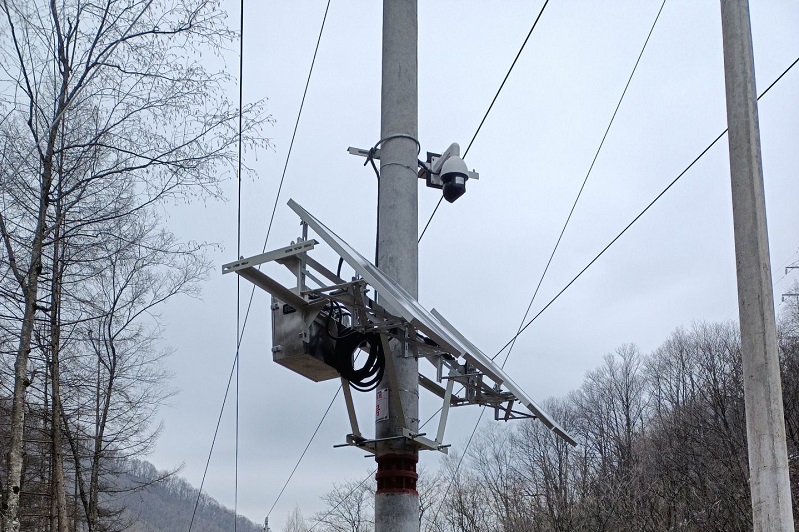 架空輸電線路山火監測系統